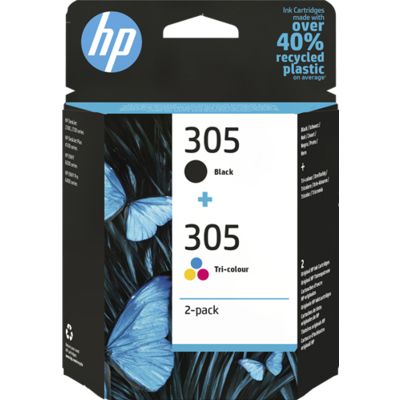 HP 305 (6ZD17AE) Inktcartridge Zwart + 3 kleuren Multipack