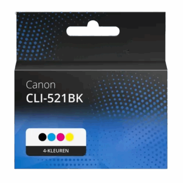 Huismerk Canon CLI-521BK Inktcartridge 4-kleuren Multipack