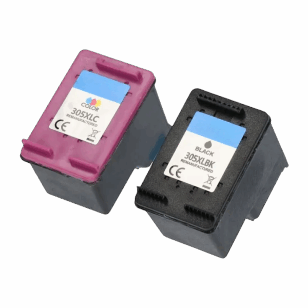 Huismerk HP 305XL (6ZA94AE) Inktcartridge Zwart + 3 kleuren Multipack Hoge capaciteit