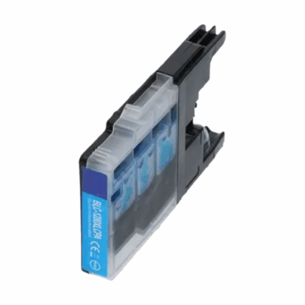 Huismerk Brother LC-1280XLC Inktcartridge Cyaan Hoge capaciteit