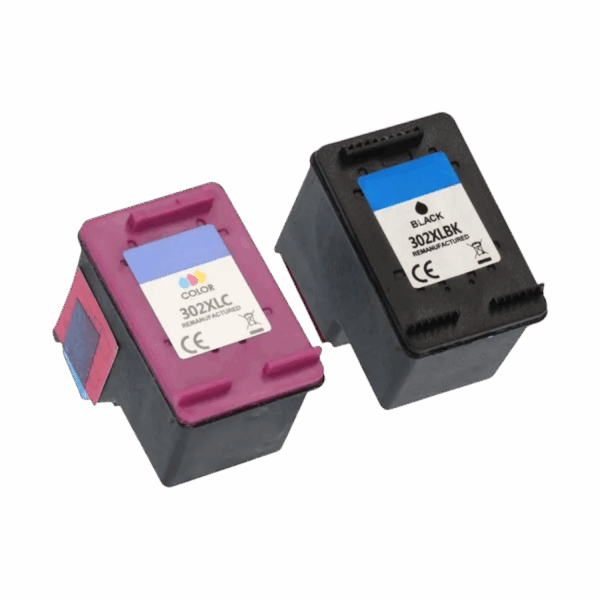 Huismerk HP 302XL (X4D37AE) Inktcartridge Zwart + 3 kleuren Multipack Hoge capaciteit