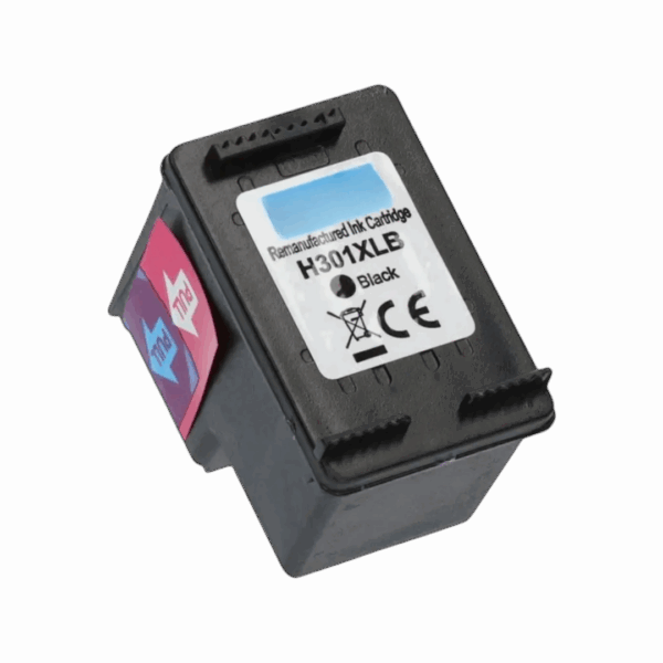 Huismerk HP 301XL (CH563EE) Inktcartridge Zwart Hoge capaciteit