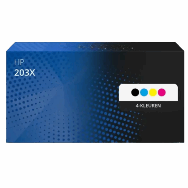 Huismerk HP 203X (CF540X) Toner 4-kleuren Multipack Hoge capaciteit