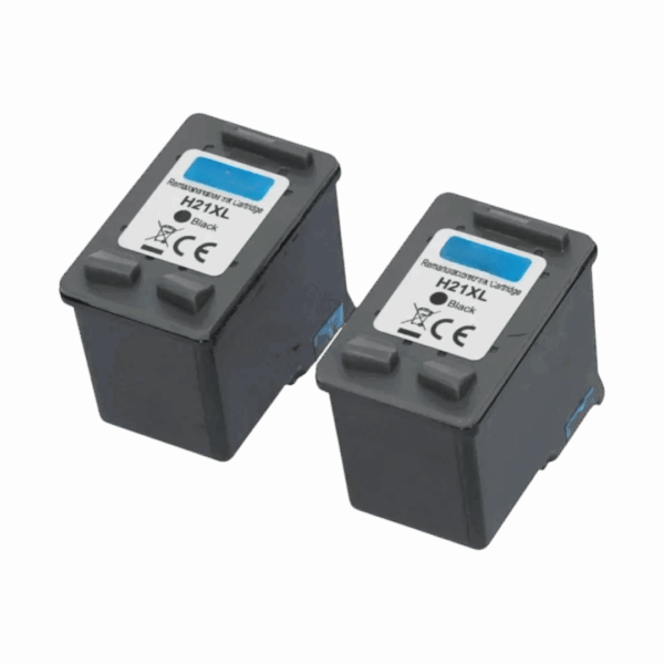 Huismerk HP 21 (C9351AE) Inktcartridge 2x Zwart - Multipack